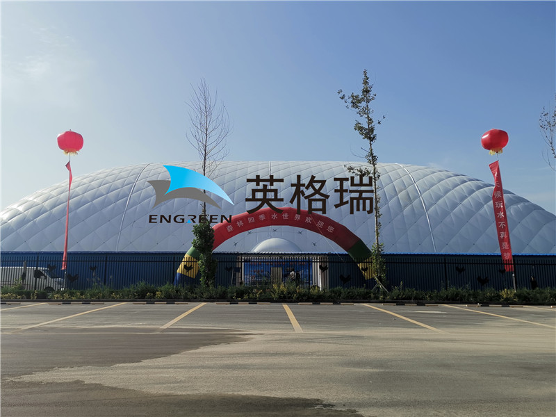 充氣吹起來的氣膜館，耗電量是不是很大呢？